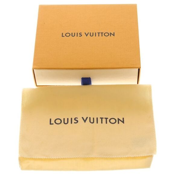 Louis Vuitton Damier Portefeuille Croisette Leather Compact Wallet With Tassels - Picture 6 of 6